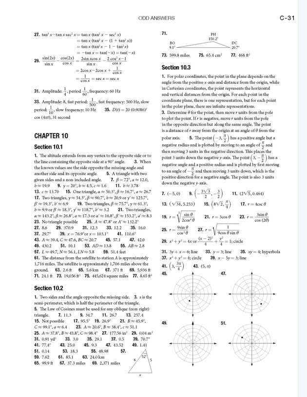 Algebra and Trigonometry - 